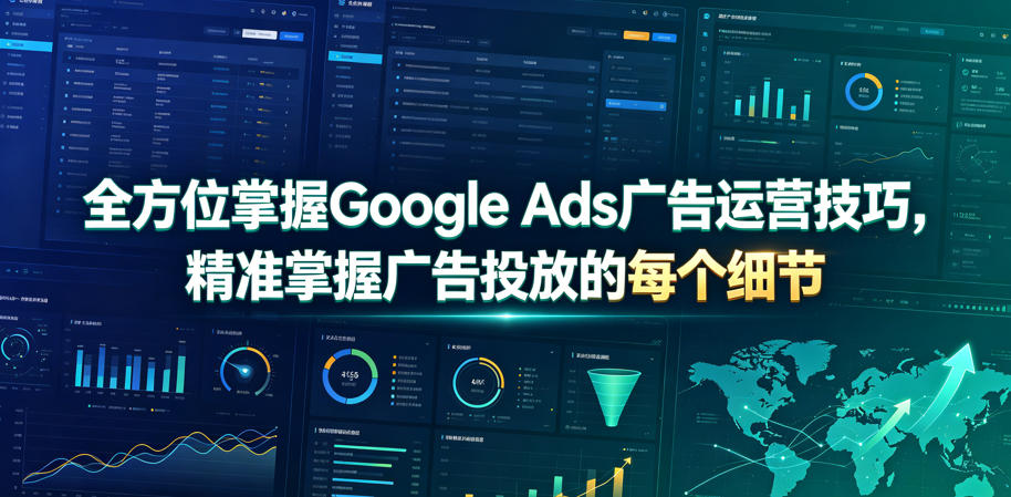 全方位掌握Google Ads广告运营技巧，精准掌握广告投放的每个细节【原创双语字幕】-爱搭资源网