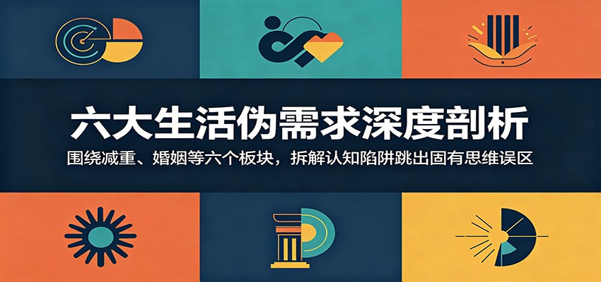 六大生活伪需求深度剖析:围绕减重、婚姻等六个板块,拆解认知陷阱跳出固有思维误区-爱搭资源网