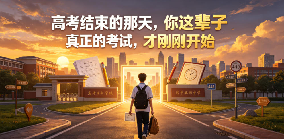 付费文章:高考结束的那天,你这辈子真正的考试,才刚刚开始-爱搭资源网