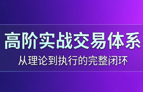 高老师·高阶实战交易体系(更新6月)-爱搭资源网