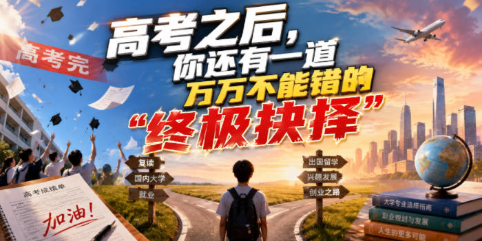 付费文章：高考之后，你还有一道万万不能错的“终极抉择”-爱搭资源网