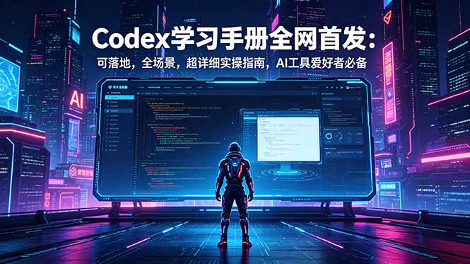 Codex学习手册全网首发：可落地，全场景，超详细实操指南，AI工具爱好者必备-爱搭资源网