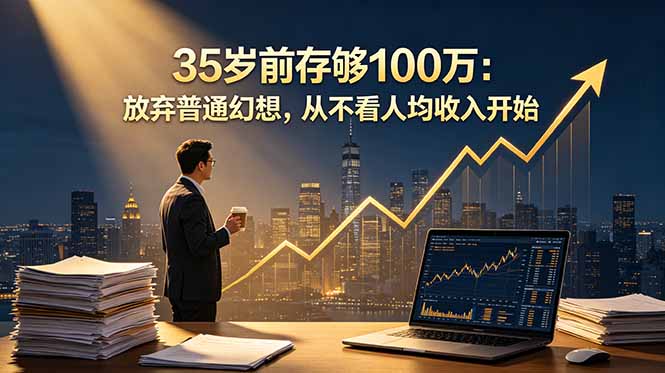 35岁前存够100万：放弃普通幻想，从不看人均收入开始-爱搭资源网