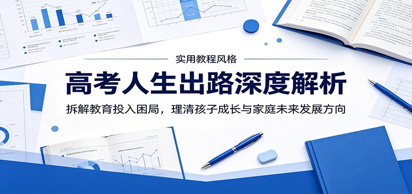 高考人生出路深度解析：拆解教育投入困局，理清孩子成长与家庭未来发展方向-爱搭资源网