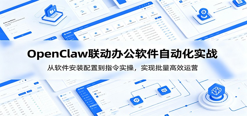 OpenClaw自动化实操课：从软件安装配置到指令实操，实现批量高效运营-爱搭资源网