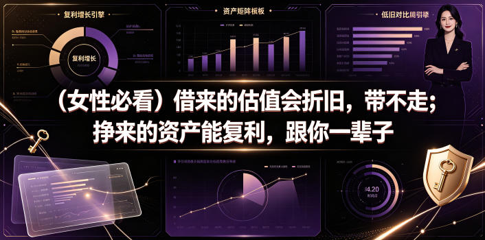 付费文章：(女性必看)借来的估值会折旧，带不走；挣来的资产能复利，跟你一辈子-爱搭资源网