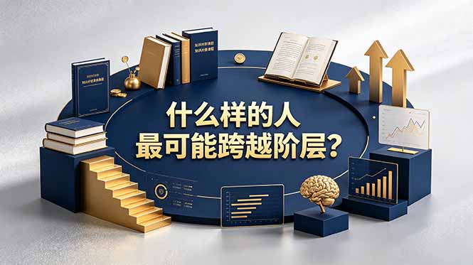 付费文章：什么样的人最可能跨越阶层？具备这五种特质，普通人也能顺利跨越阶层-爱搭资源网