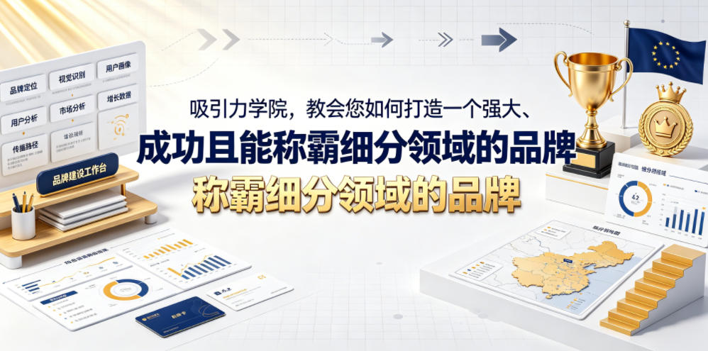 吸引力学院,教会您如何打造一个强大、成功且能称霸细分领域的品牌!【原创双语字幕】-爱搭资源网