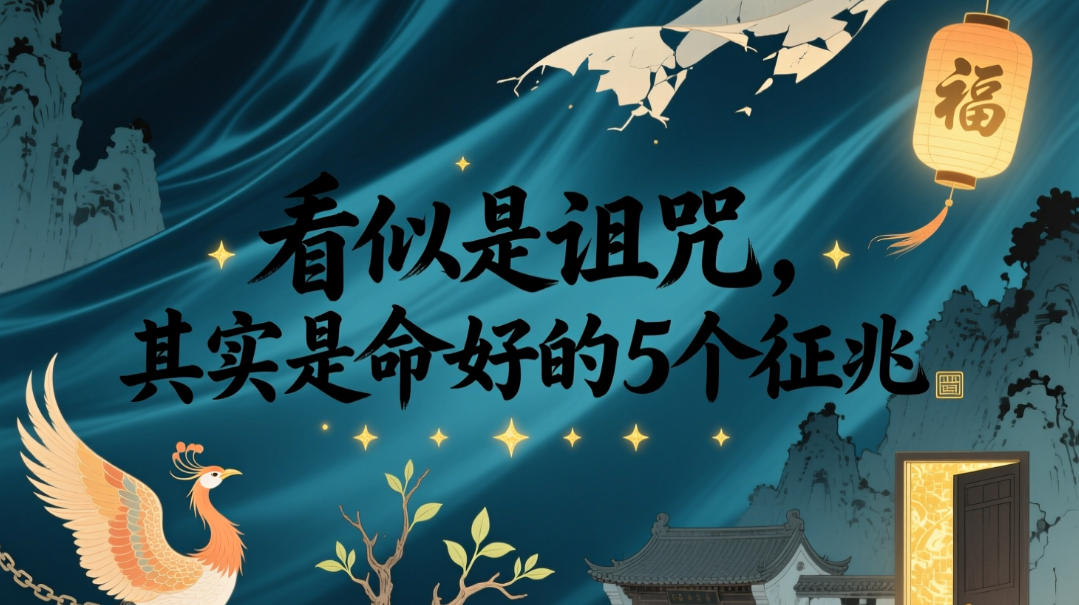 付费文章:看似是诅咒,其实是命好的5个征兆-爱搭资源网
