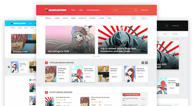 Madara 2.2.2.1主题源码 | 响应式WordPress漫画小说主题模板-爱搭资源网