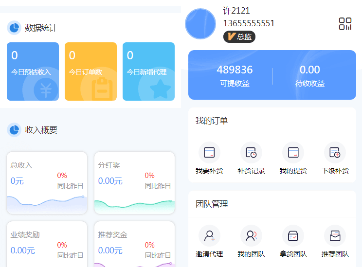 微商代理商补货商城系统源码-爱搭资源网