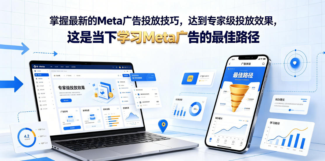 掌握最新的Meta广告投放技巧，达到专家级投放效果，这是当下学习Meta广告的最佳路径【原创双语字幕】-爱搭资源网