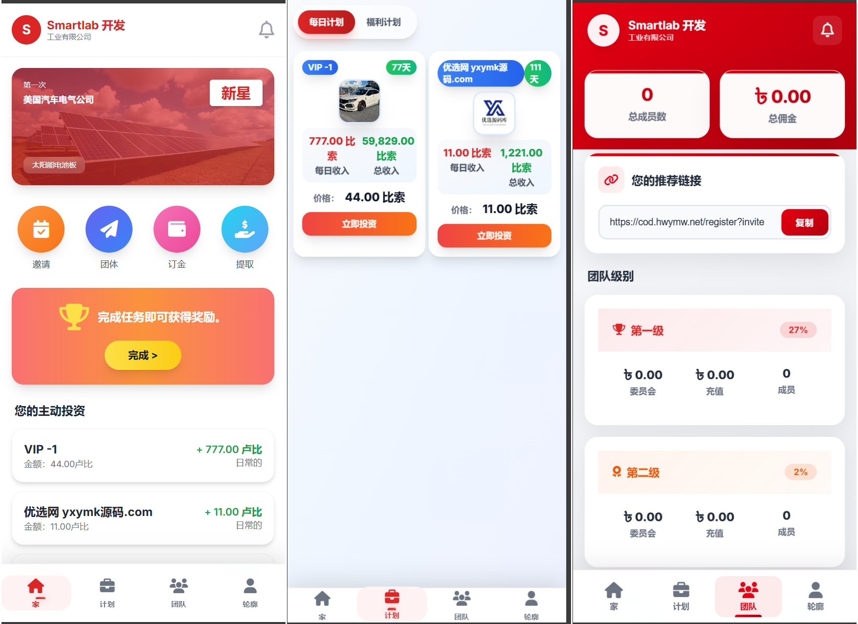 海外汽车电气投资理财源码/三级分销/可自定义产品-爱搭资源网