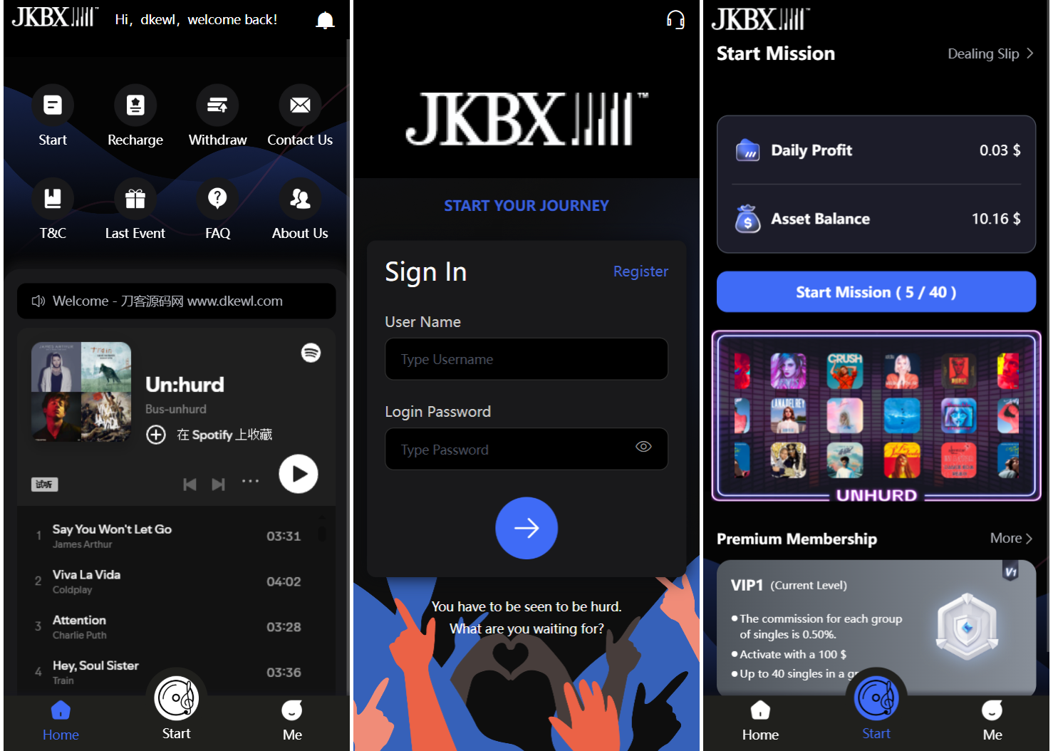 JKBX海外音乐抢单系统源码 Thinkphp框架 附教程-爱搭资源网