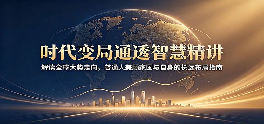 时代变局通透智慧精讲：解读全球大势走向，普通人兼顾家国与自身的长远布局指南-爱搭资源网