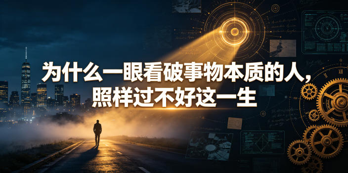 付费文章：为什么一眼看破事物本质的人，照样过不好这一生-爱搭资源网