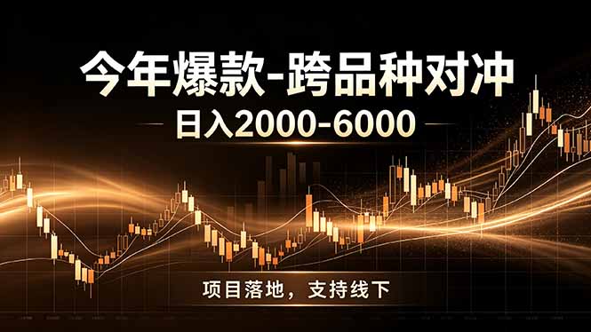 全新跨品种对冲模式上线!日稳定盈利 2000-6000,合规长久可批量放大-爱搭资源网