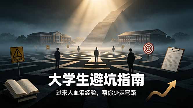 付费文章：大学生避坑指南 ，过来人血泪经验，帮你少走弯路-爱搭资源网