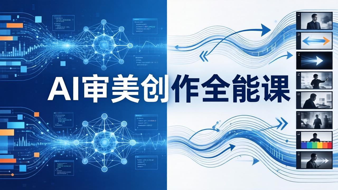 AI审美创作全能课-更新0706：MJ+Seedance+模型训练+影视分镜+编剧，一站式掌握AI艺术创作-爱搭资源网