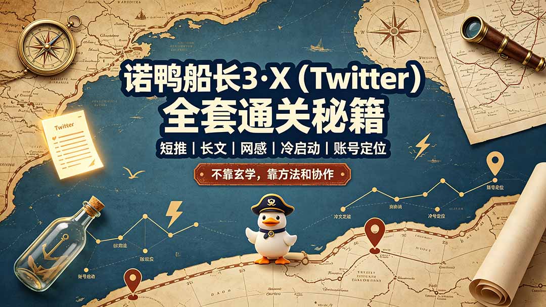 诺鸭船长3·X(Twitter-爱搭资源网