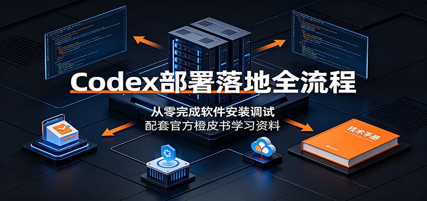 Codex部署落地全流程：从零完成软件安装调试，配套官方橙皮书学习资料-爱搭资源网