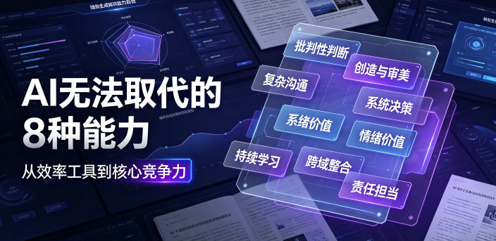 付费文章：AI无法取代的8种能力-爱搭资源网