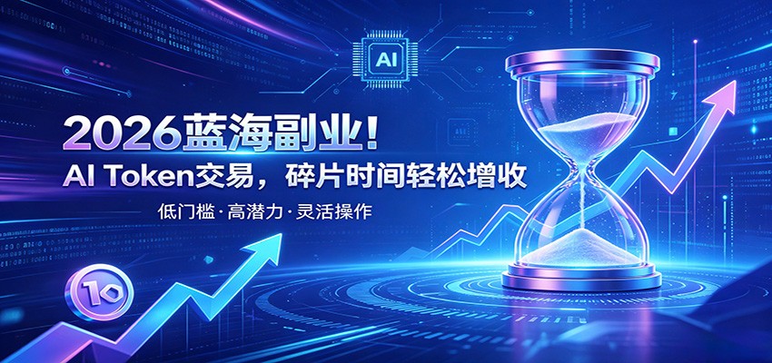 AI Token算力赛道！普通人可入局的数字副业，零门槛快速起步-爱搭资源网