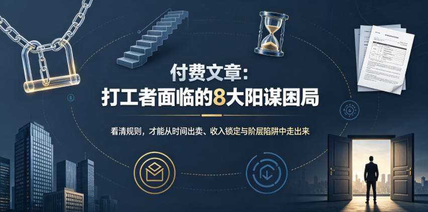 付费文章：打工者面临的8大阳谋困局-爱搭资源网