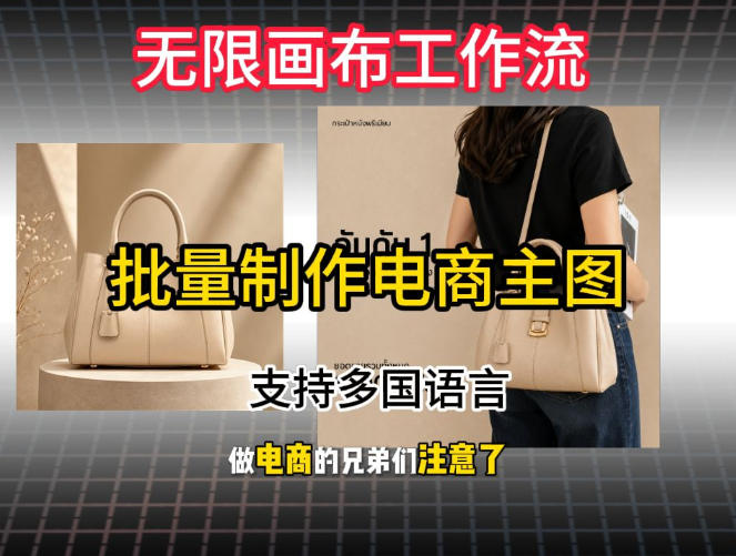 批量复刻电商爆款主图工作流搭建教学，批量下载，支持多国语言，不管是国内电商还是跨境店群都能用-爱搭资源网