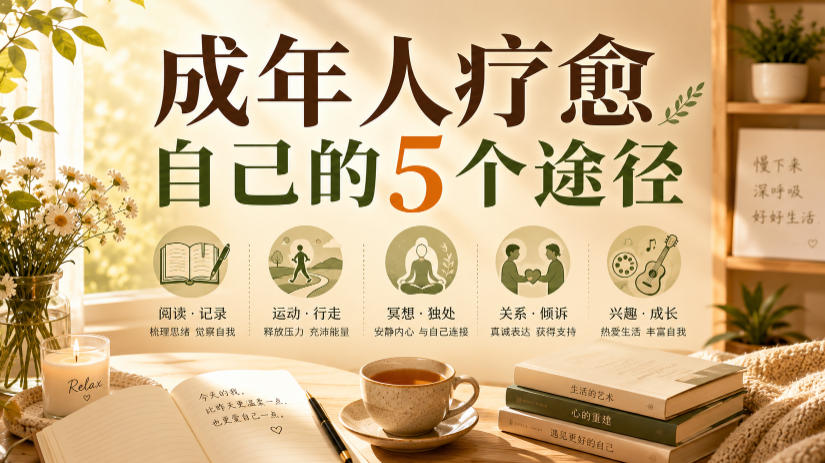 付费文章：成年人疗愈自己的5个途径-爱搭资源网