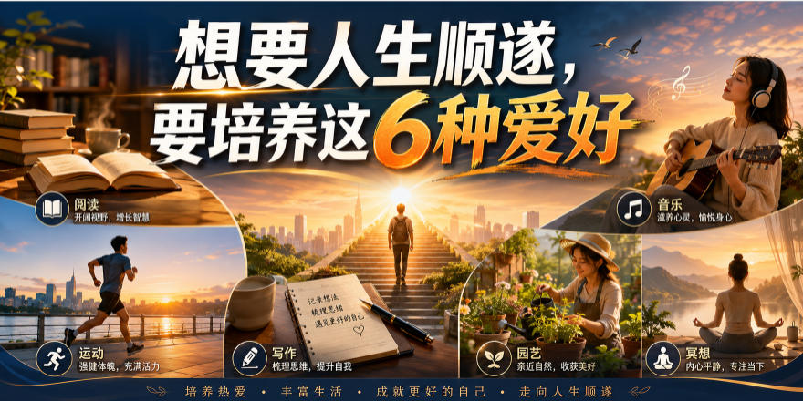 公众号付费文章：想要人生顺遂，要培养这6种爱好-爱搭资源网