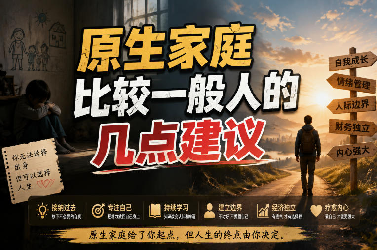 付费文章:给原生家庭比较一般人的几点建议-爱搭资源网