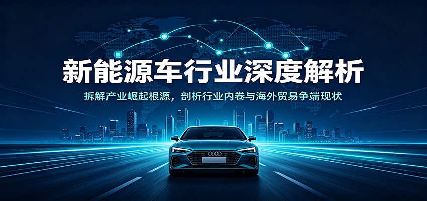 新能源车行业深度解析：拆解产业崛起根源，剖析行业内卷与海外贸易争端现状-爱搭资源网