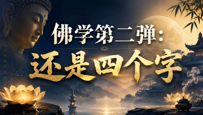 付费文章：佛学第二弹：还是四个字-爱搭资源网