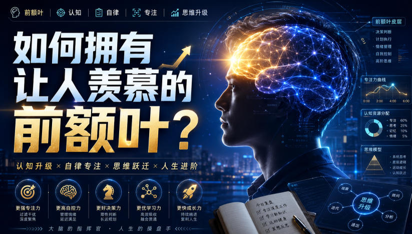 付费文：如何拥有让人羡慕的前额叶？-爱搭资源网