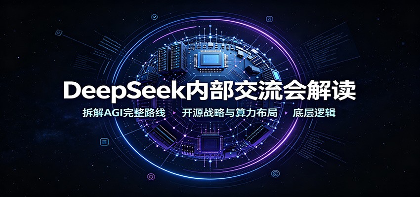 DeepSeek内部交流会解读：拆解AGI完整路线，开源战略与算力布局底层逻辑-爱搭资源网
