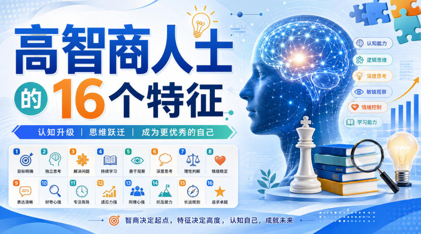 付费文章：高智商人士的16个特征-爱搭资源网