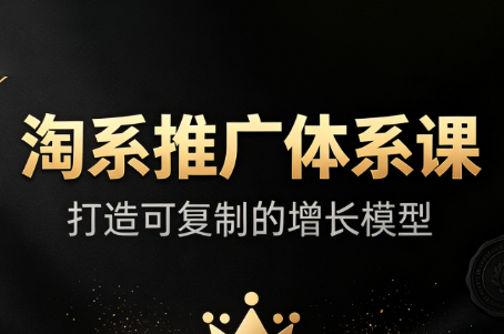 大山·淘系推广体系课-爱搭资源网