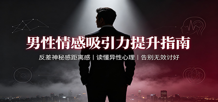 男性情感吸引力提升指南：反差神秘感距离感，读懂异性心理，告别无效讨好-爱搭资源网