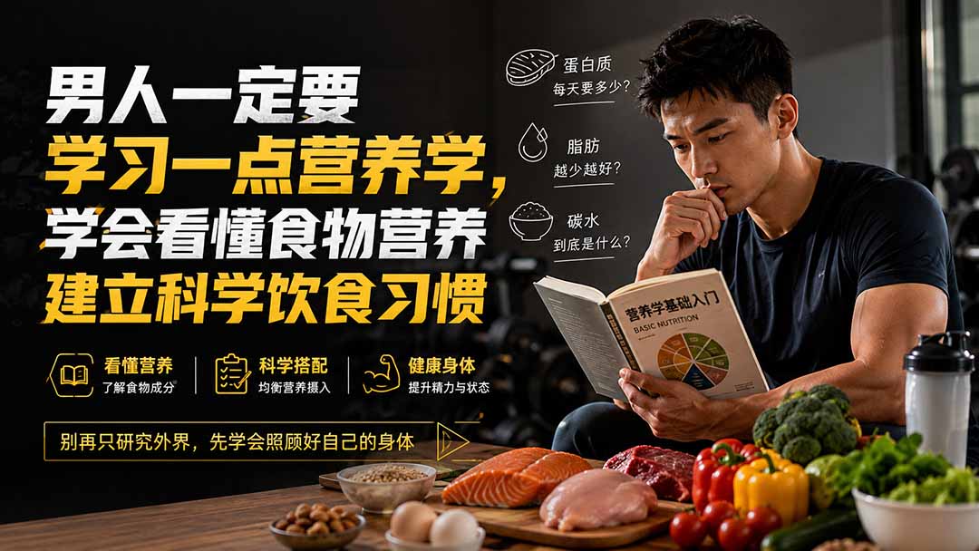 付费文章：男人一定要学习一点营养学，学会看懂食物营养建立科学饮食习惯-爱搭资源网
