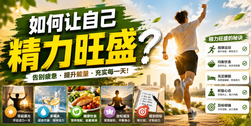 付费文章：如何让自己精力旺盛？-爱搭资源网