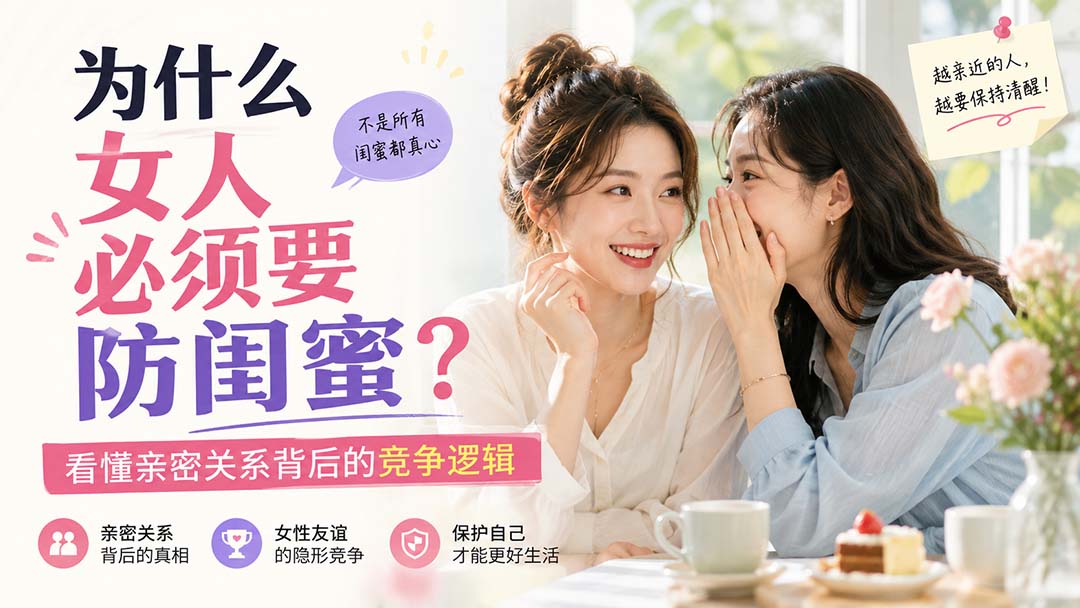 付费文章：为什么女人必须要防闺蜜？看懂亲密关系背后的竞争逻辑-爱搭资源网