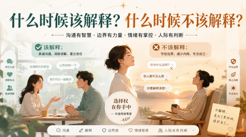 付费文章：什么时候该解释？什么时候不该解释？-爱搭资源网