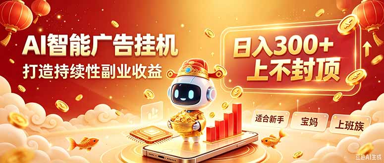 告别手动干活！AI自动化，解锁线上被动收益-爱搭资源网