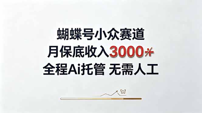 视频号小众领域，月收入3000+， 全程Ai托管操作  新人2天学会！-爱搭资源网