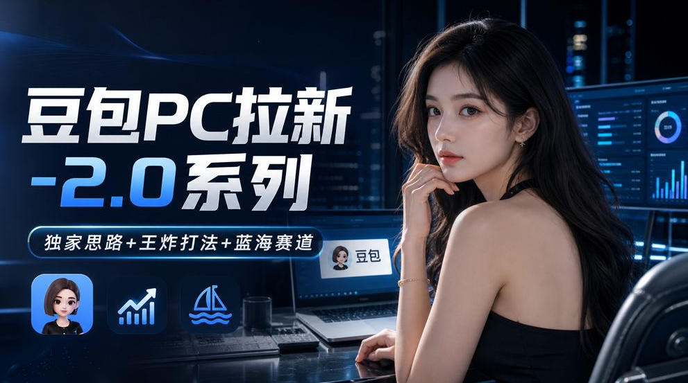豆包PC拉新2.0系列-独家思路+王炸打法+蓝海赛道-爱搭资源网