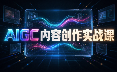 AIGC内容创作实战课-爱搭资源网