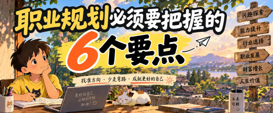 付费文章：职业规划必须要把握的6个要点-爱搭资源网