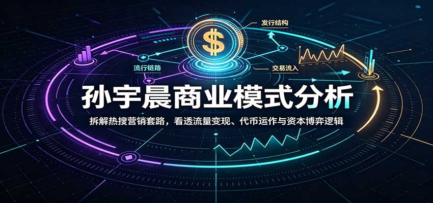 孙宇晨商业模式分析：拆解热搜营销套路，看透流量变现、代币运作与资本博弈逻辑-爱搭资源网
