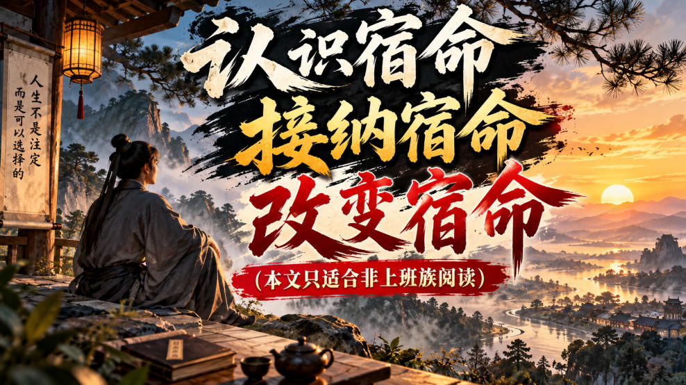某公众号付费文章：认识宿命，接纳宿命，改变宿命(本文只适合非上班族阅读)-爱搭资源网